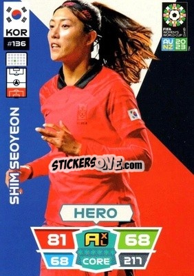 Figurina Shim Seo-yeon - FIFA Women's World Cup 2023. Adrenalyn XL
 n. 136 - Panini