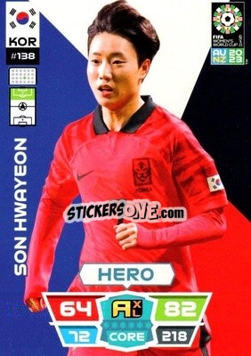 Sticker Son Hwa-yeon - FIFA Women's World Cup 2023. Adrenalyn XL
 n. 138 - Panini