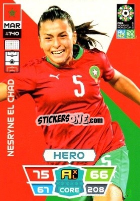 Figurina Nesryne El Chad - FIFA Women's World Cup 2023. Adrenalyn XL
 - Panini