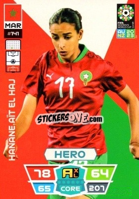 Sticker Hanane Aït El Haj - FIFA Women's World Cup 2023. Adrenalyn XL
 n. 141 - Panini