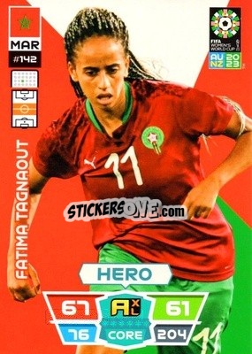 Sticker Fatima Tagnaout - FIFA Women's World Cup 2023. Adrenalyn XL
 n. 142 - Panini