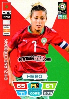 Sticker Ghizlane Chebbak - FIFA Women's World Cup 2023. Adrenalyn XL
 - Panini