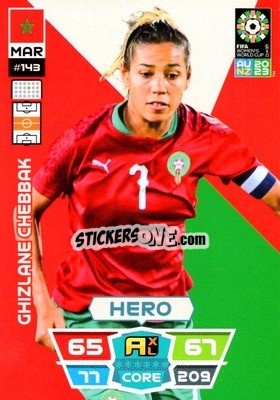 Sticker Ghizlane Chebbak - FIFA Women's World Cup 2023. Adrenalyn XL
 n. 143 - Panini