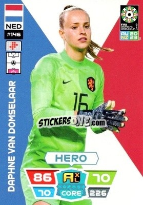 Sticker Daphne van Domselaar - FIFA Women's World Cup 2023. Adrenalyn XL
 - Panini