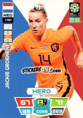 Sticker Jackie Groenen - FIFA Women's World Cup 2023. Adrenalyn XL
 - Panini