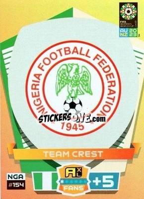 Sticker Emblem - FIFA Women's World Cup 2023. Adrenalyn XL
 n. 154 - Panini