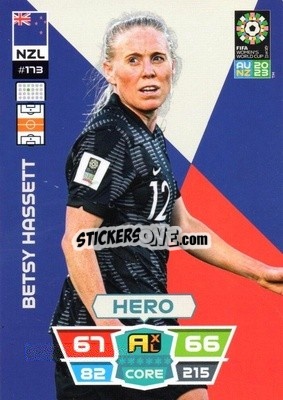 Figurina Betsy Hassett - FIFA Women's World Cup 2023. Adrenalyn XL
 - Panini