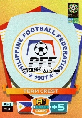 Sticker Emblem - FIFA Women's World Cup 2023. Adrenalyn XL
 n. 181 - Panini