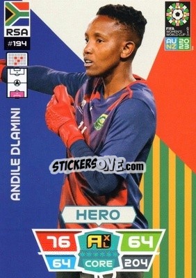 Figurina Andilw Dlamini - FIFA Women's World Cup 2023. Adrenalyn XL
 - Panini