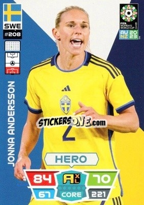 Figurina Jonna Andersson - FIFA Women's World Cup 2023. Adrenalyn XL
 - Panini