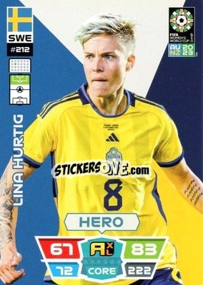 Sticker Lina Hurtig - FIFA Women's World Cup 2023. Adrenalyn XL
 - Panini