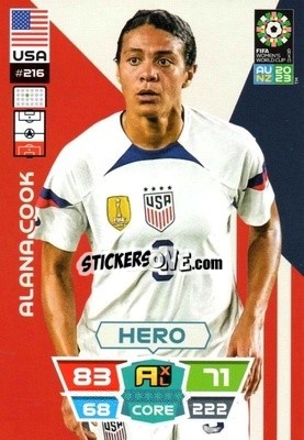 Figurina Alana Cook - FIFA Women's World Cup 2023. Adrenalyn XL
 - Panini