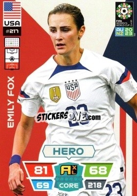 Sticker Emily Fox - FIFA Women's World Cup 2023. Adrenalyn XL
 - Panini
