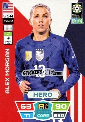 Sticker Alex Morgan - FIFA Women's World Cup 2023. Adrenalyn XL
 - Panini