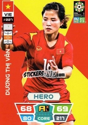 Cromo Dương Thị Vân - FIFA Women's World Cup 2023. Adrenalyn XL
 - Panini