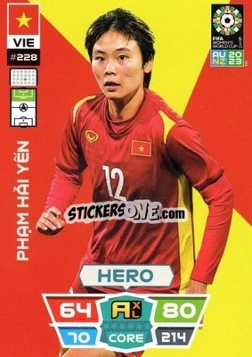 Figurina Phạm Hải Yến - FIFA Women's World Cup 2023. Adrenalyn XL
 - Panini