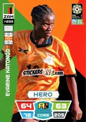 Figurina Evarine Katongo - FIFA Women's World Cup 2023. Adrenalyn XL
 - Panini