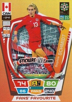 Sticker Sphie Schnidt - FIFA Women's World Cup 2023. Adrenalyn XL
 n. 241 - Panini
