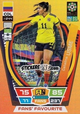 Sticker Catalina Usme - FIFA Women's World Cup 2023. Adrenalyn XL
 n. 244 - Panini