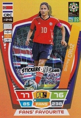 Sticker Shirley Cruz - FIFA Women's World Cup 2023. Adrenalyn XL
 n. 245 - Panini