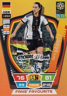 Cromo Sara Däbritz - FIFA Women's World Cup 2023. Adrenalyn XL
 - Panini