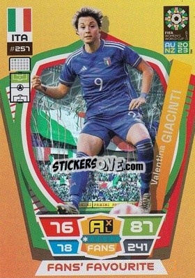 Figurina Valentina Giacinti - FIFA Women's World Cup 2023. Adrenalyn XL
 - Panini