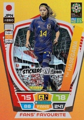 Sticker Yui Hasegawa - FIFA Women's World Cup 2023. Adrenalyn XL
 n. 260 - Panini