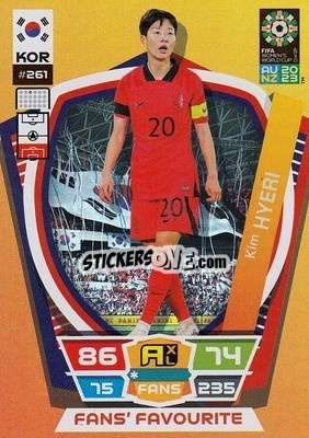 Sticker Kim Hyeri - FIFA Women's World Cup 2023. Adrenalyn XL
 n. 261 - Panini