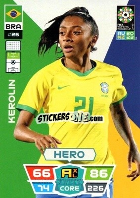 Figurina Kerolin - FIFA Women's World Cup 2023. Adrenalyn XL
 - Panini