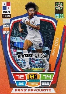 Sticker Marta Cox - FIFA Women's World Cup 2023. Adrenalyn XL
 n. 269 - Panini
