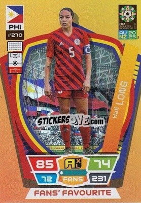 Figurina Hali Long - FIFA Women's World Cup 2023. Adrenalyn XL
 - Panini