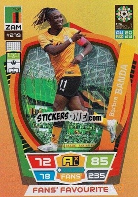 Cromo Barbra Banda - FIFA Women's World Cup 2023. Adrenalyn XL
 - Panini