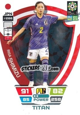 Sticker Risa Shimizu - FIFA Women's World Cup 2023. Adrenalyn XL
 n. 286 - Panini