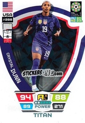Sticker Crystal Dunn - FIFA Women's World Cup 2023. Adrenalyn XL
 - Panini