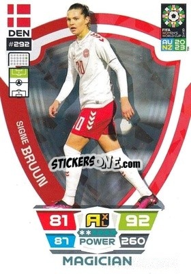 Sticker Signe Bruun - FIFA Women's World Cup 2023. Adrenalyn XL
 - Panini