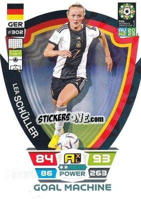 Sticker Lea Schüller - FIFA Women's World Cup 2023. Adrenalyn XL
 n. 302 - Panini