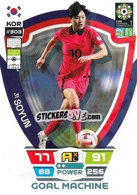Sticker Ji Soyun - FIFA Women's World Cup 2023. Adrenalyn XL
 n. 303 - Panini