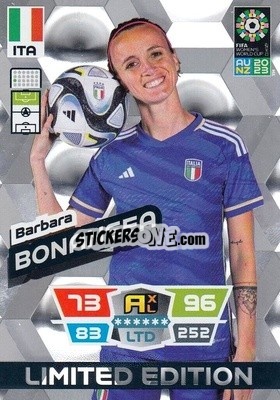 Cromo Barbara Bonansea - FIFA Women's World Cup 2023. Adrenalyn XL
 - Panini