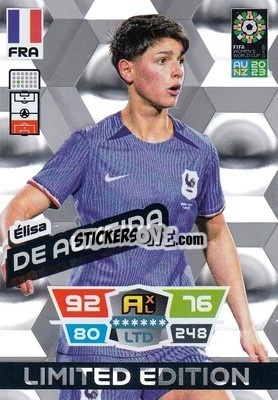 Figurina Élisa De Almeida - FIFA Women's World Cup 2023. Adrenalyn XL
 - Panini