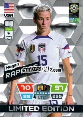 Sticker Megan Rapinoe - FIFA Women's World Cup 2023. Adrenalyn XL
 - Panini