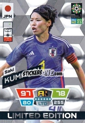 Figurina Saki Kumagai - FIFA Women's World Cup 2023. Adrenalyn XL
 - Panini