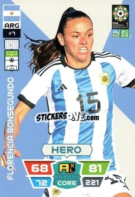 Figurina Florencia Bonsegundo - FIFA Women's World Cup 2023. Adrenalyn XL
 - Panini