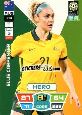 Figurina Ellie Carpenter - FIFA Women's World Cup 2023. Adrenalyn XL
 - Panini