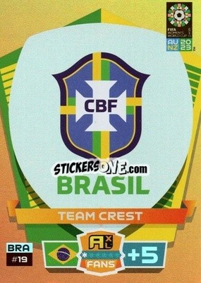 Sticker Emblem - FIFA Women's World Cup 2023. Adrenalyn XL
 n. 19 - Panini