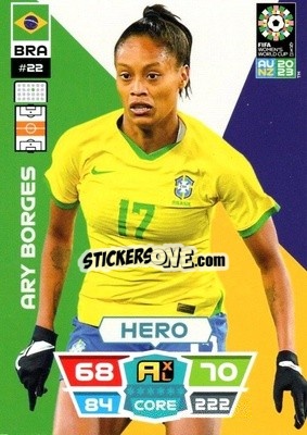 Sticker Ary Borges - FIFA Women's World Cup 2023. Adrenalyn XL
 - Panini