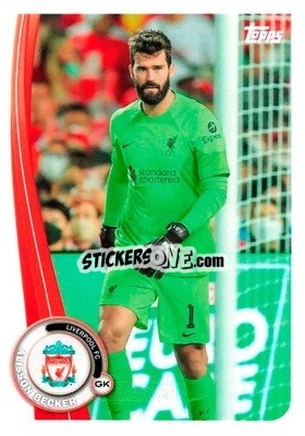 Sticker Alisson Becker - Liverpool 2022-2023
 n. LI-1 - Topps