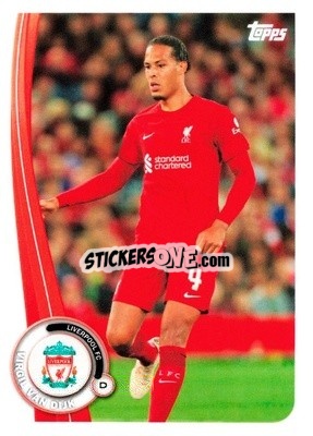 Sticker Virgil van Dijk - Liverpool 2022-2023
 n. LI-2 - Topps