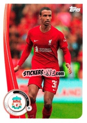 Sticker Joël Matip - Liverpool 2022-2023
 n. LI-6 - Topps