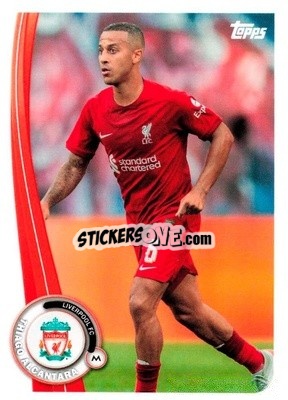 Sticker Thiago Alcântara - Liverpool 2022-2023
 n. LI-10 - Topps