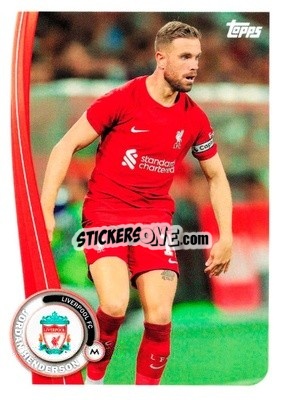 Sticker Jordan Henderson - Liverpool 2022-2023
 - Topps